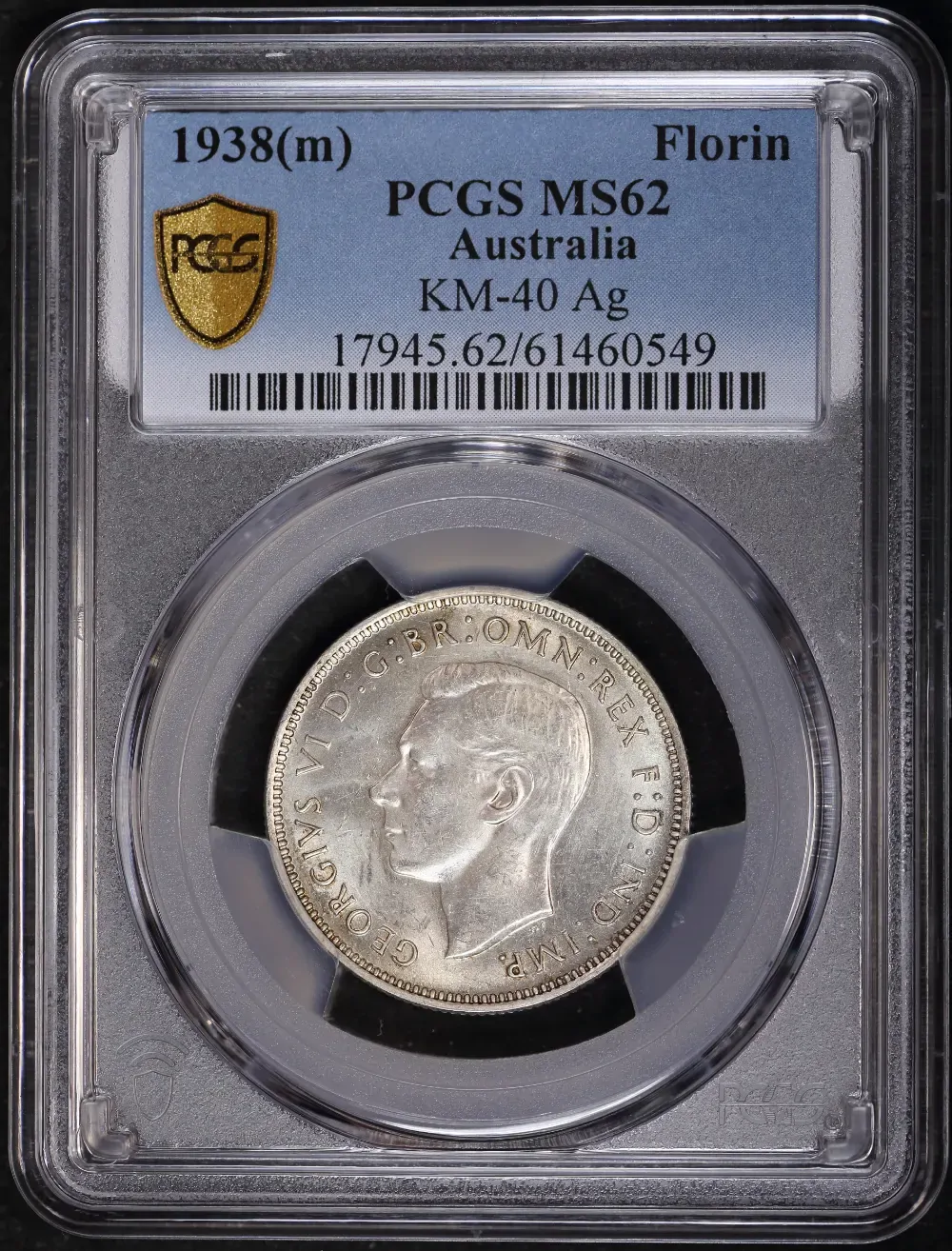 1938 Florin Unc (PCGS MS62) product image