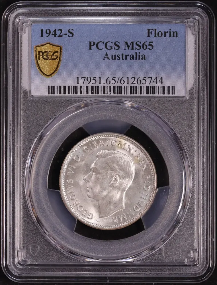 1942-S Florin Gem Unc (PCGS MS65) product image