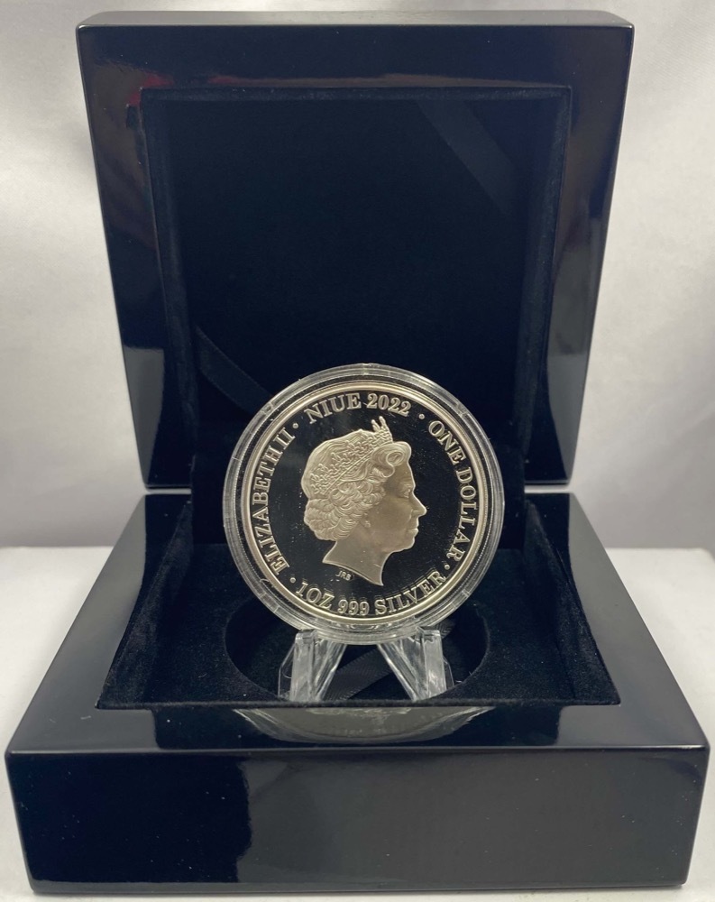 Niue 2022 1oz Silver Proof Coin Earth - Blue Marble product image