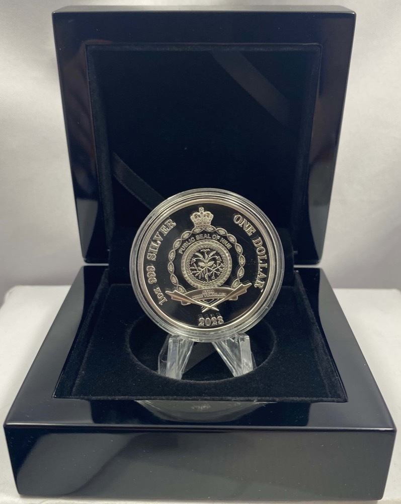 Niue 2023 1oz Silver Proof Coin - Captain Cook Crosses The Antarctic Circle product image