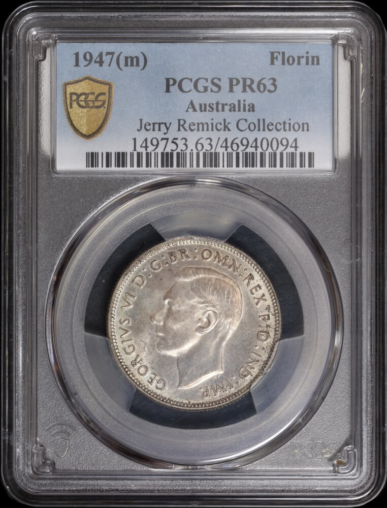 1947 Proof Florin PCGS PR63 ex Remick Collection product image