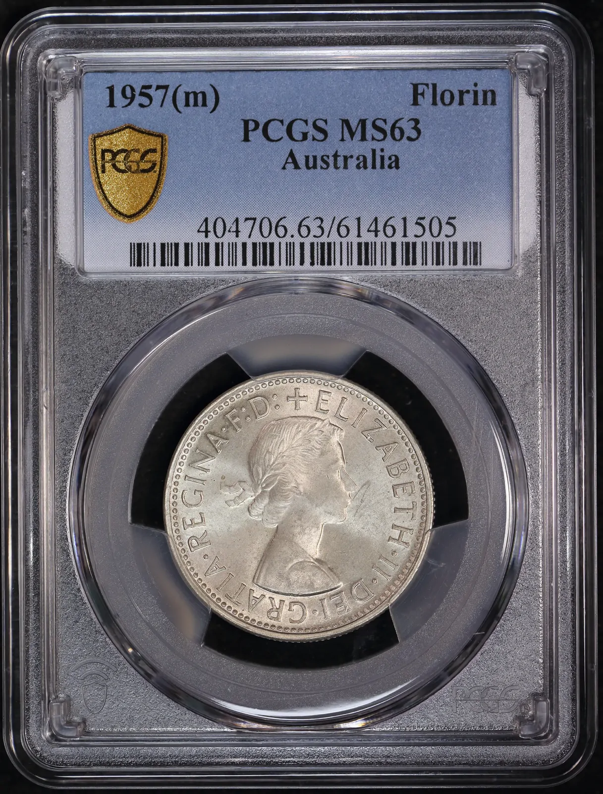1957 Florin Choice Unc (PCGS MS63) product image