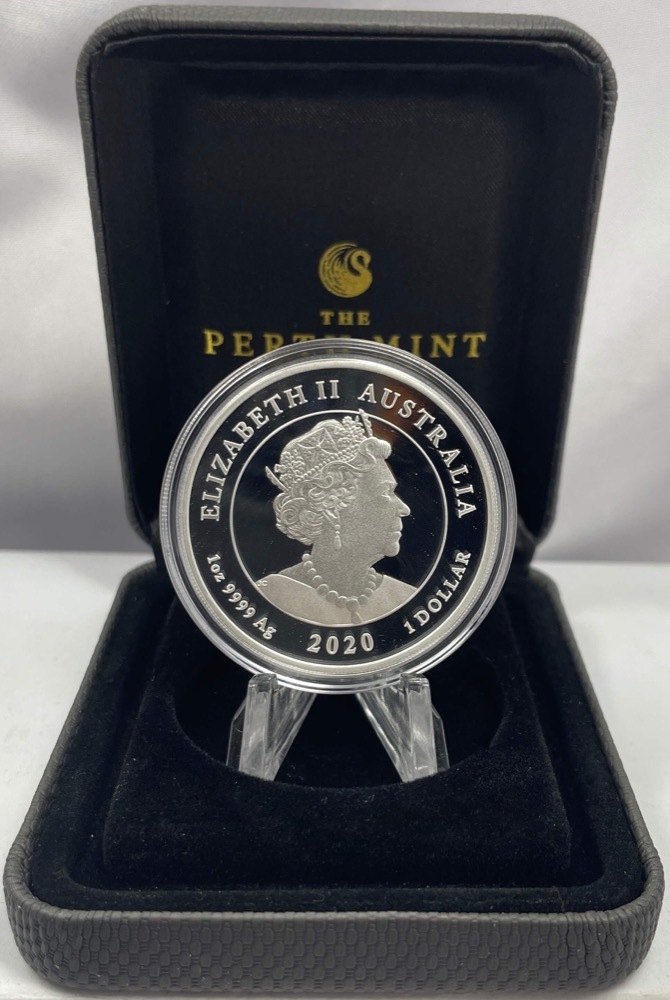 2020 1oz Silver Proof Coin - Double Dragon product image