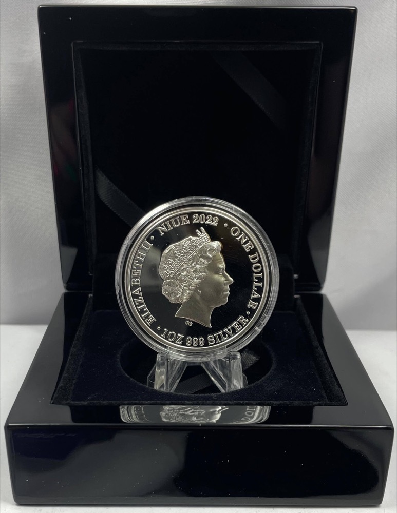 Niue 2022 1oz Silver Proof Coin - Queen Elizabeth II in Memoriam product image