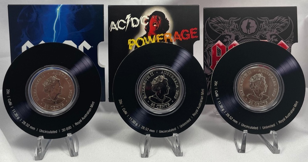2022/23 20 Cent 6 Coin Set AC/DC product image