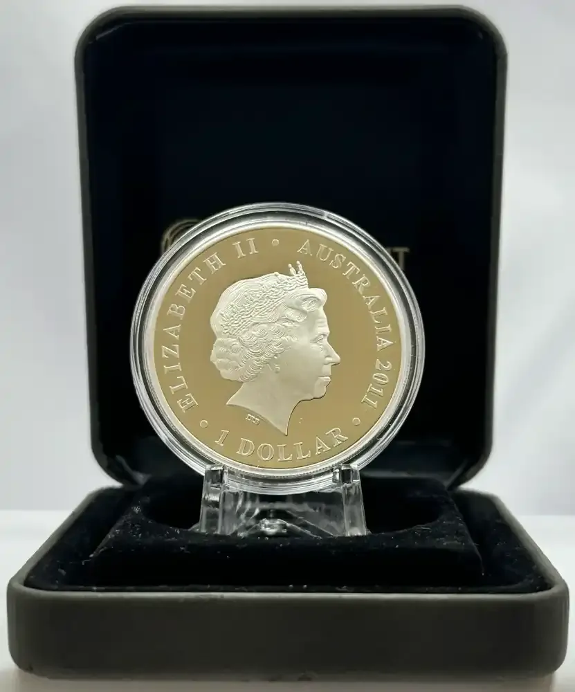 2011 Silver 1oz Proof Coin - Wallabies: Men of Gold product image