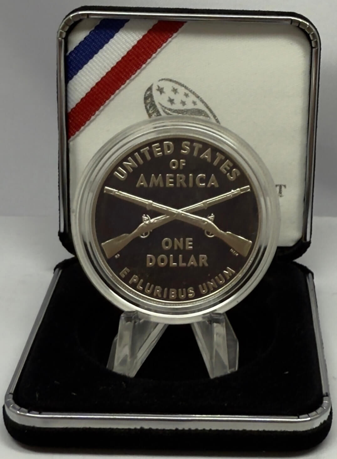 USA 2012 Silver Dollar Proof KM#529 Infantry Soldier product image