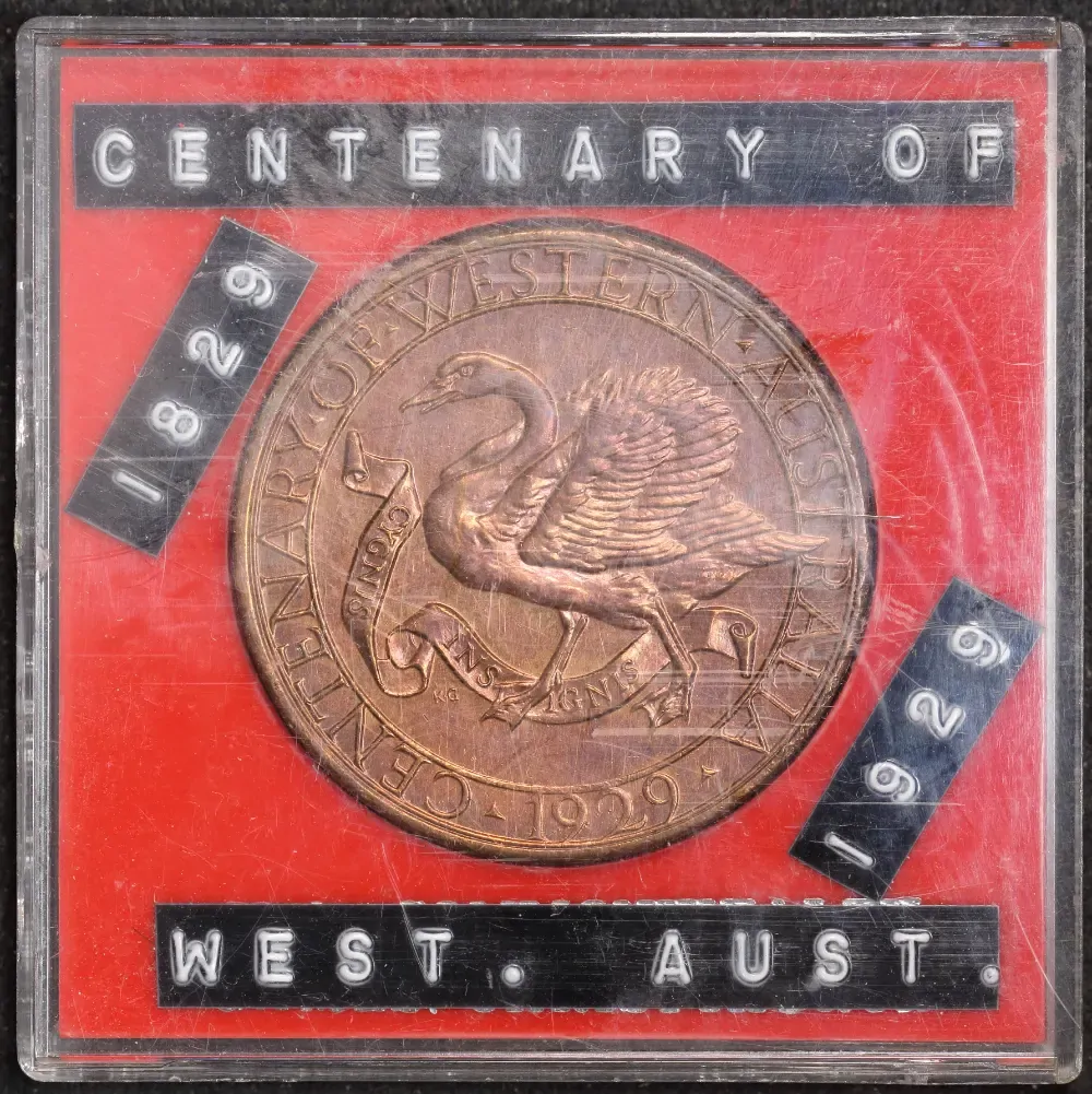 1929 Copper Medallion Western Australia Centenary Carlisle# 1929/2 Uncirculated product image