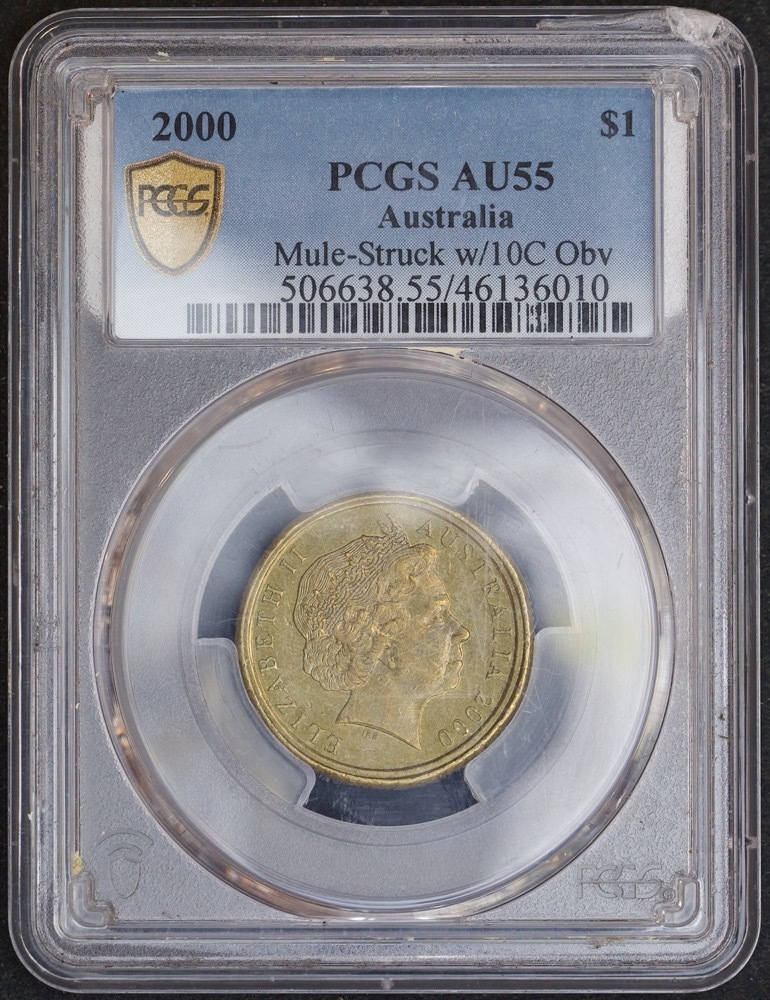 2000 One Dollar Ten Cent Mule PCGS AU55 product image