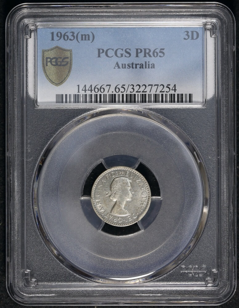 1963 Silver Four Coin Proof Set Melbourne Mint PCGS PR65 - PR66 product image