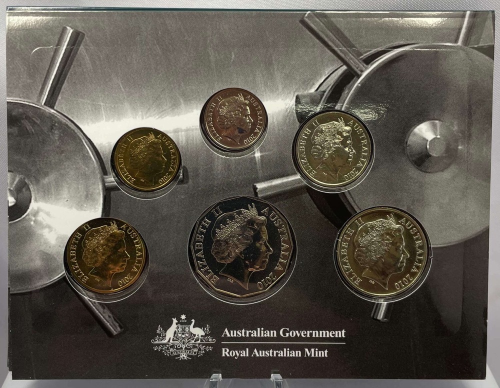Australia 2010 Uncirculated Mint Coin Set Circulating Coin Designs product image