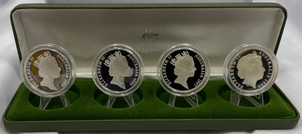 1995-1998 Ten Dollar Proof Endangered Species Complete Set In Case product image