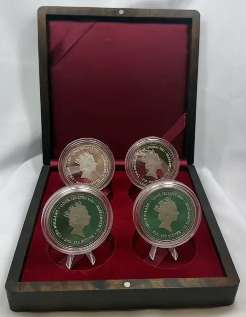 2003 Silver 2 Ounce 4 Coin Proof Set Bushrangers product image