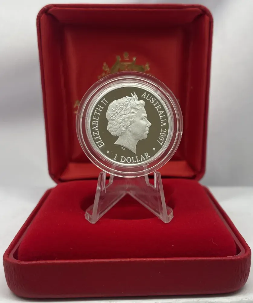 2007 Silver 1 Dollar Proof Coin Year of the Pig product image