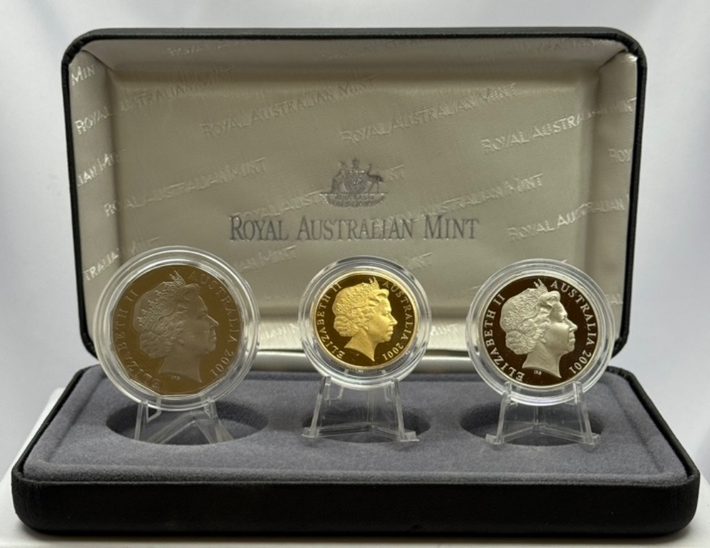 2001 Federation Three Coin Proof Set Northern Territory product image