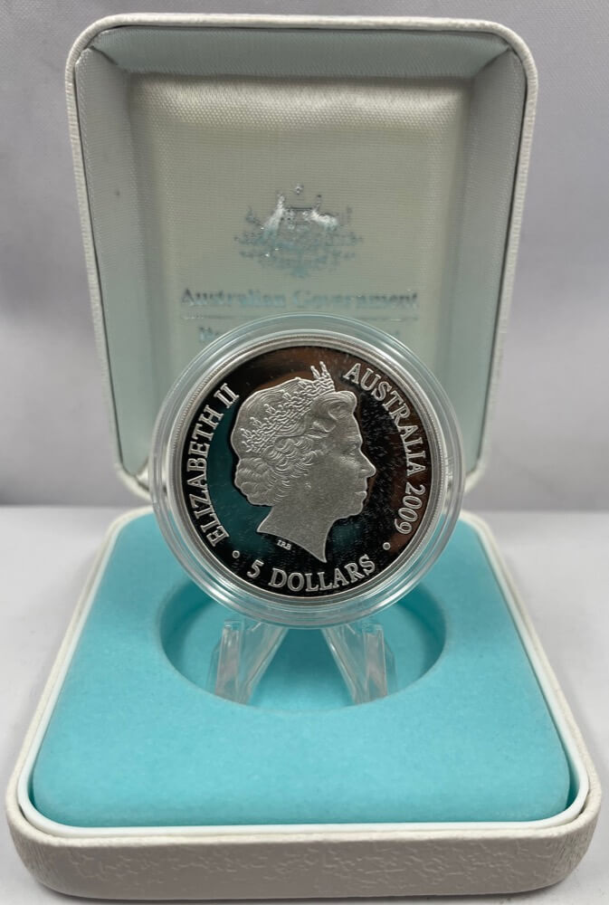 2009 Five Dollar Silver Proof Aurora Australis Hologram product image