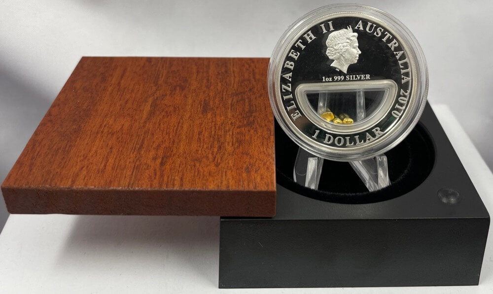 2010 Silver 1 Ounce Proof Coin Treasures Of Australia Gold product image