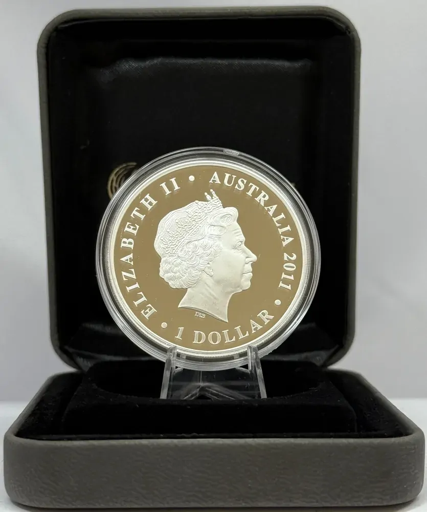 2011 Silver 1 Ounce Proof Coin Celebrate Australia WA Perth ANDA Show product image