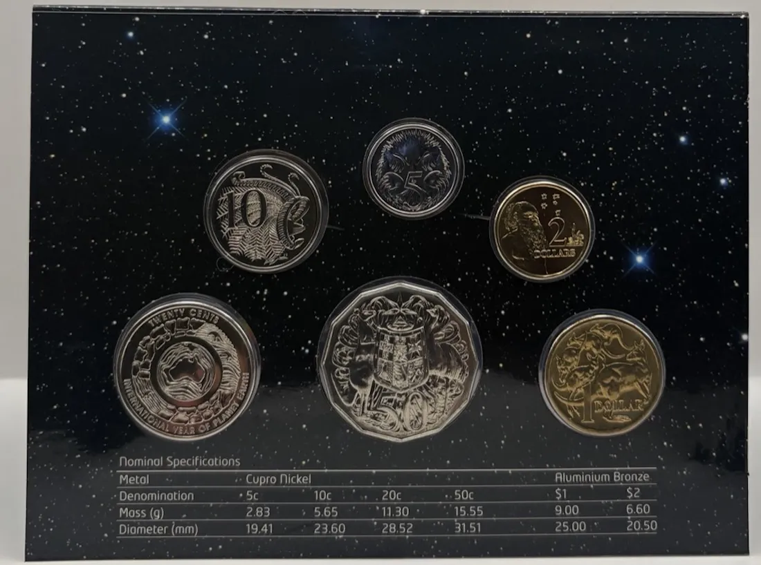 2008 Uncirculated Mint Coin Set Year of the Planet Berlin World Money Fair Edition product image