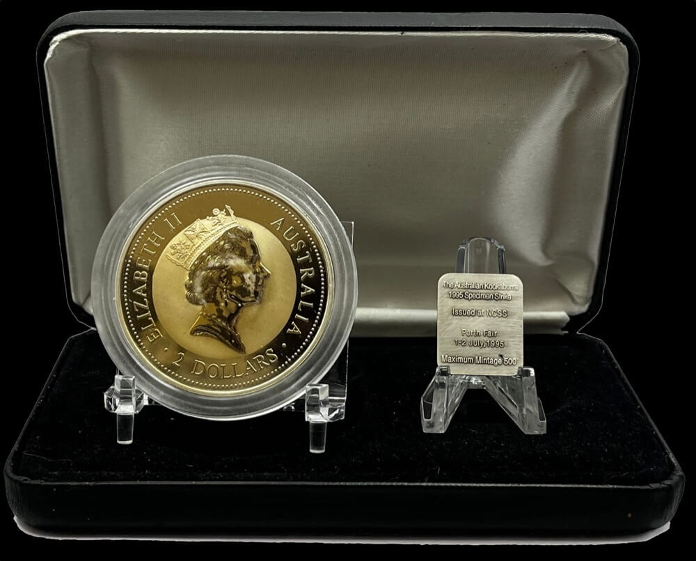 1995 Silver Two Ounce Unc Coin Perth Coin Fair product image