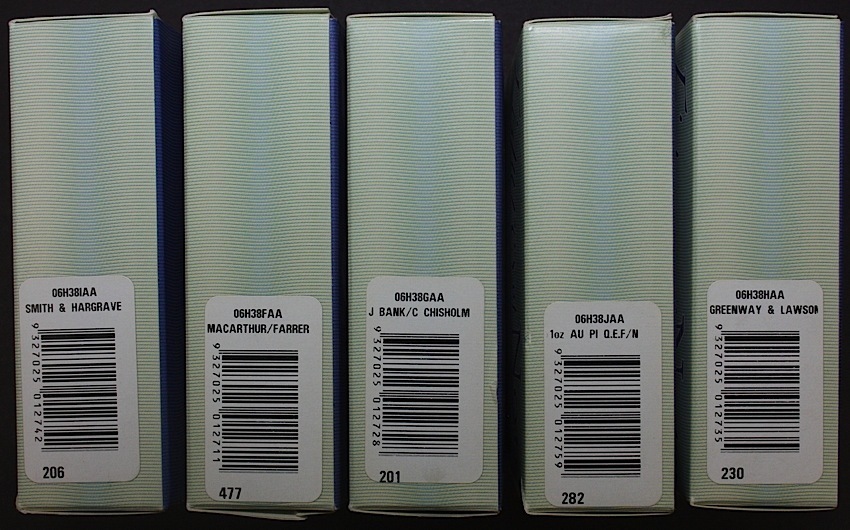 2006 Silver One Ounce Five Coin Proof Set Figures Of Note product image