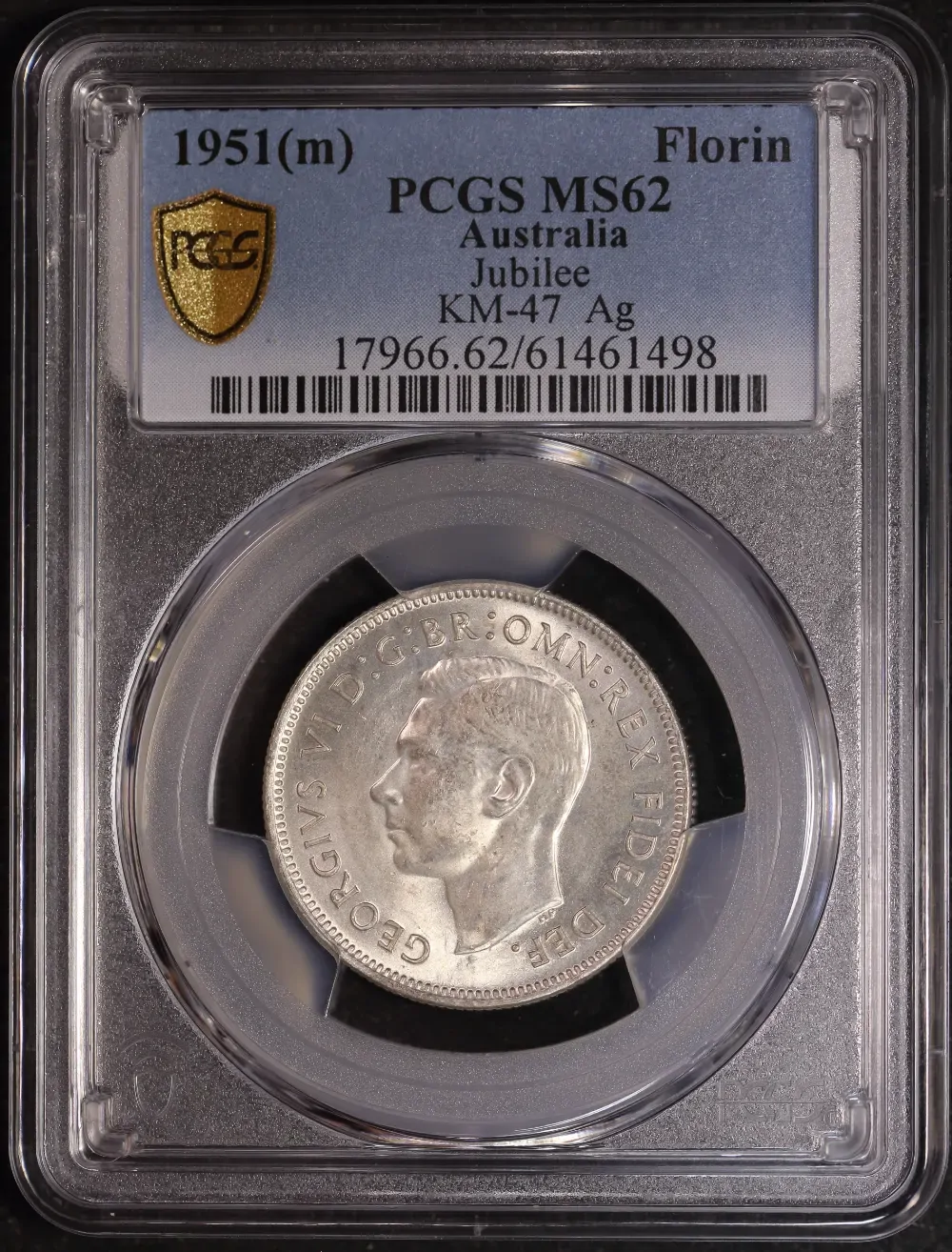 1951 Florin Federation Jubilee PCGS MS62 product image