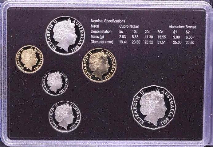 2011 Proof Coin Set Circulating Coin Designs product image