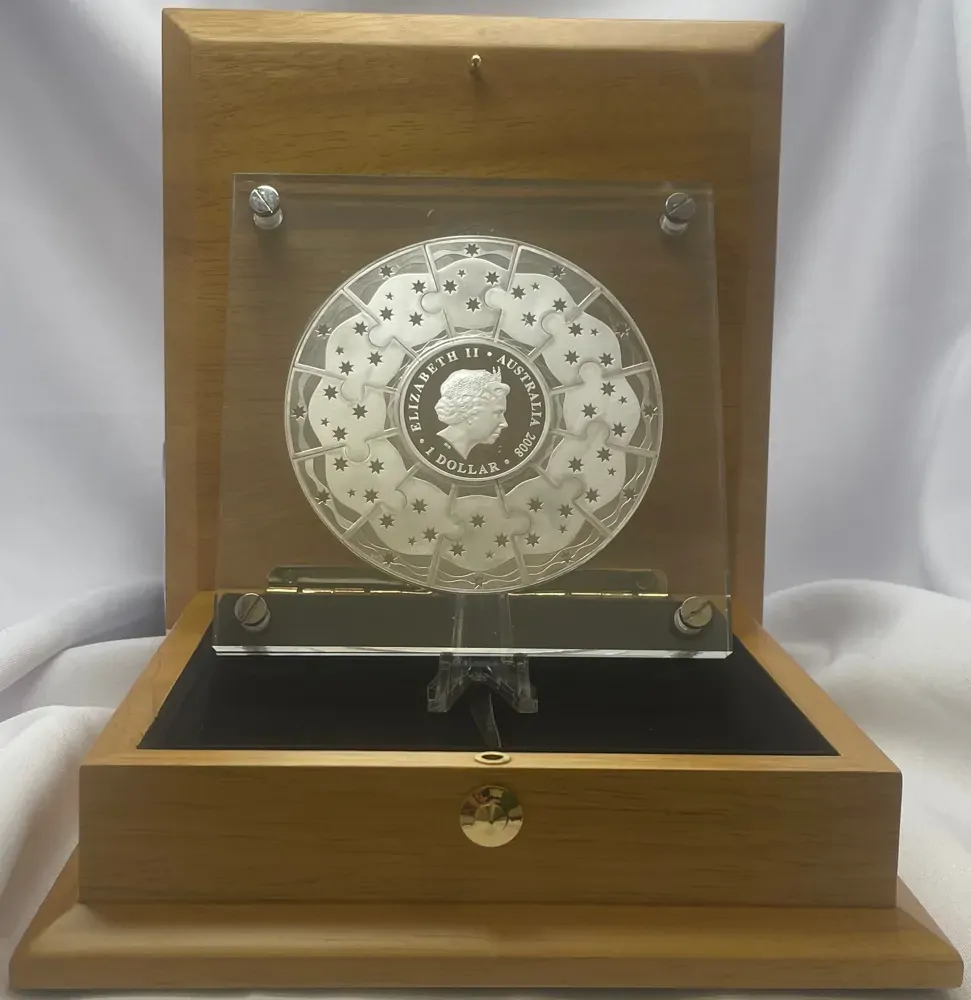 2008 Silver 1 Ounce Proof Coin And Medal Set First Fleet Jigsaw product image