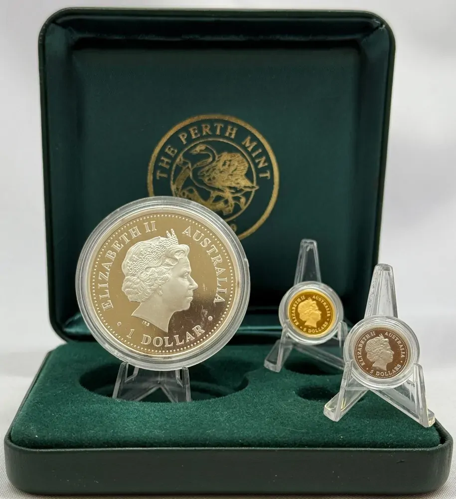 2003 Gold Platinum Silver Family of Precious Metals Proof Coin Set product image