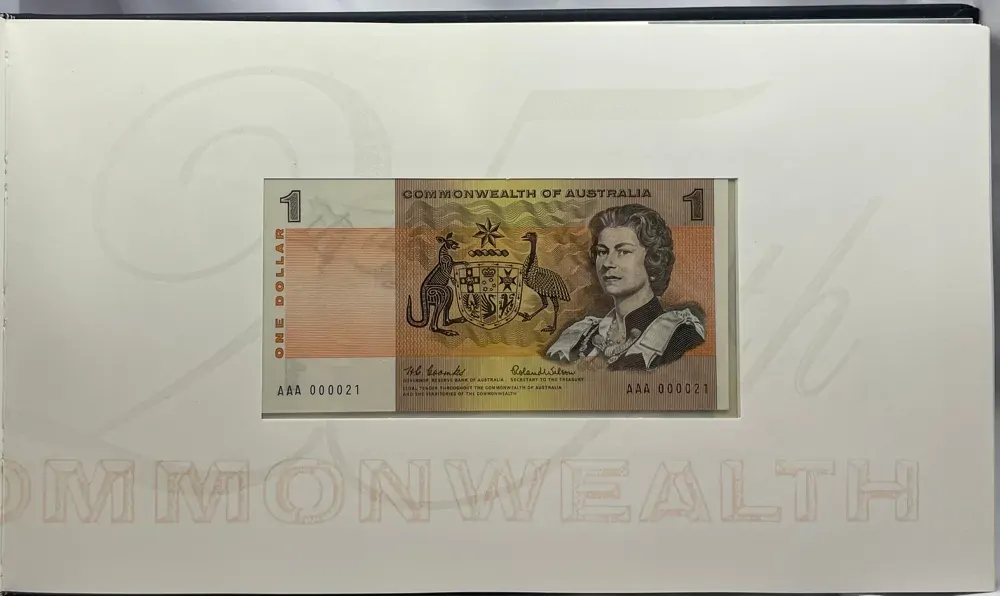 1991 Banknote Portfolio 25th Anniversary Of Decimal Currency product image