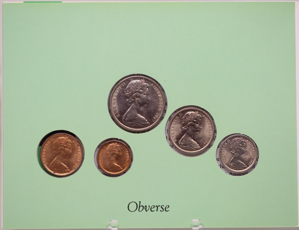 Australia 1967 Unofficial Uncirculated Mint Coin Set (No 50c) product image