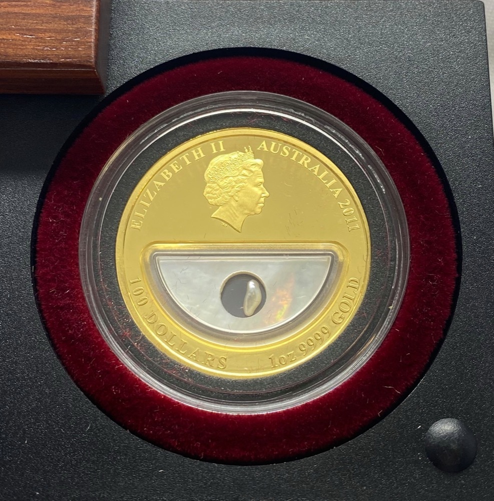 2011 Gold 1 Ounce Proof Coin Treasures of Australia Pearls product image