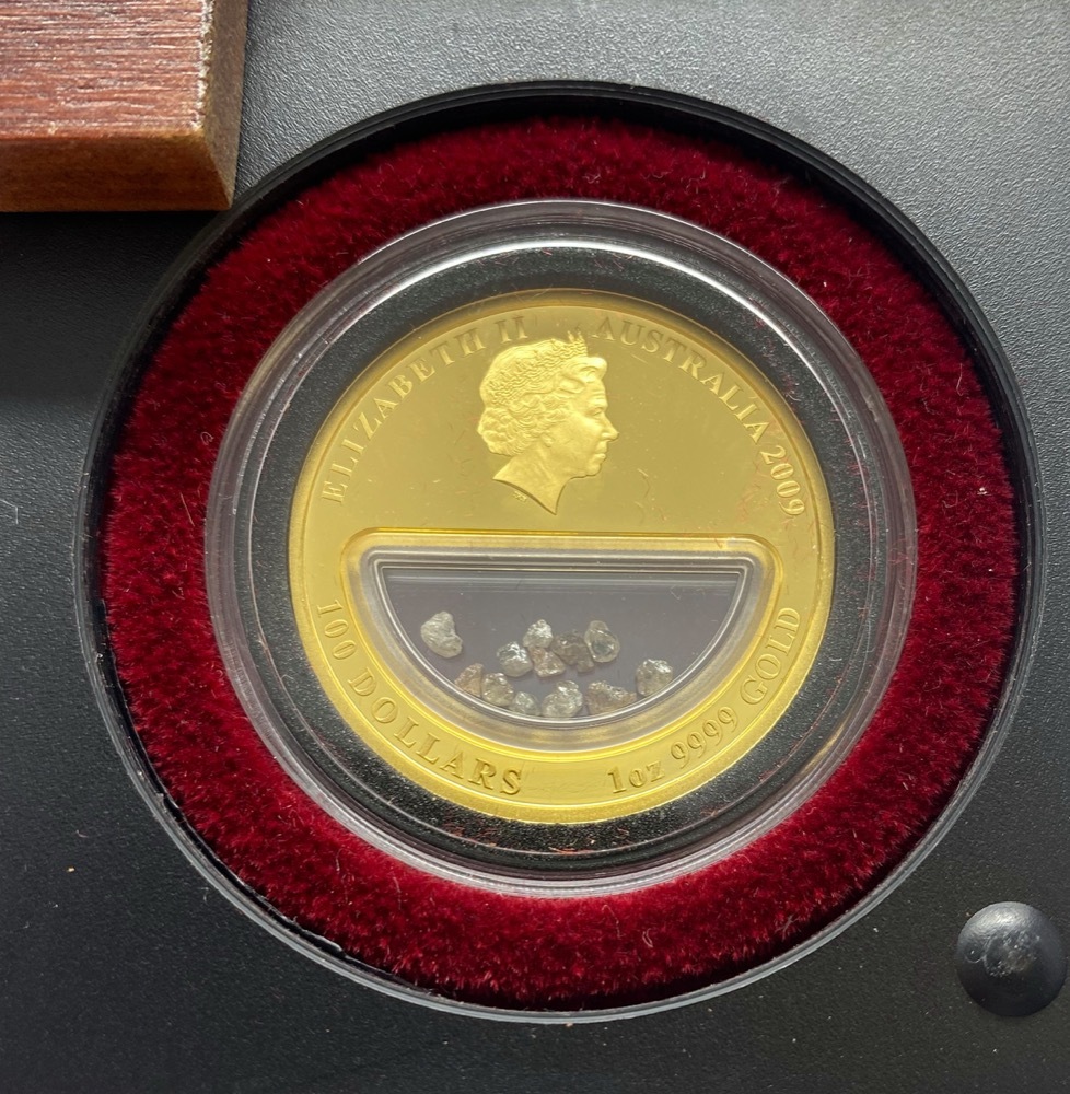 2009 Gold One Ounce Proof Coin Treasures of Australia Diamonds product image