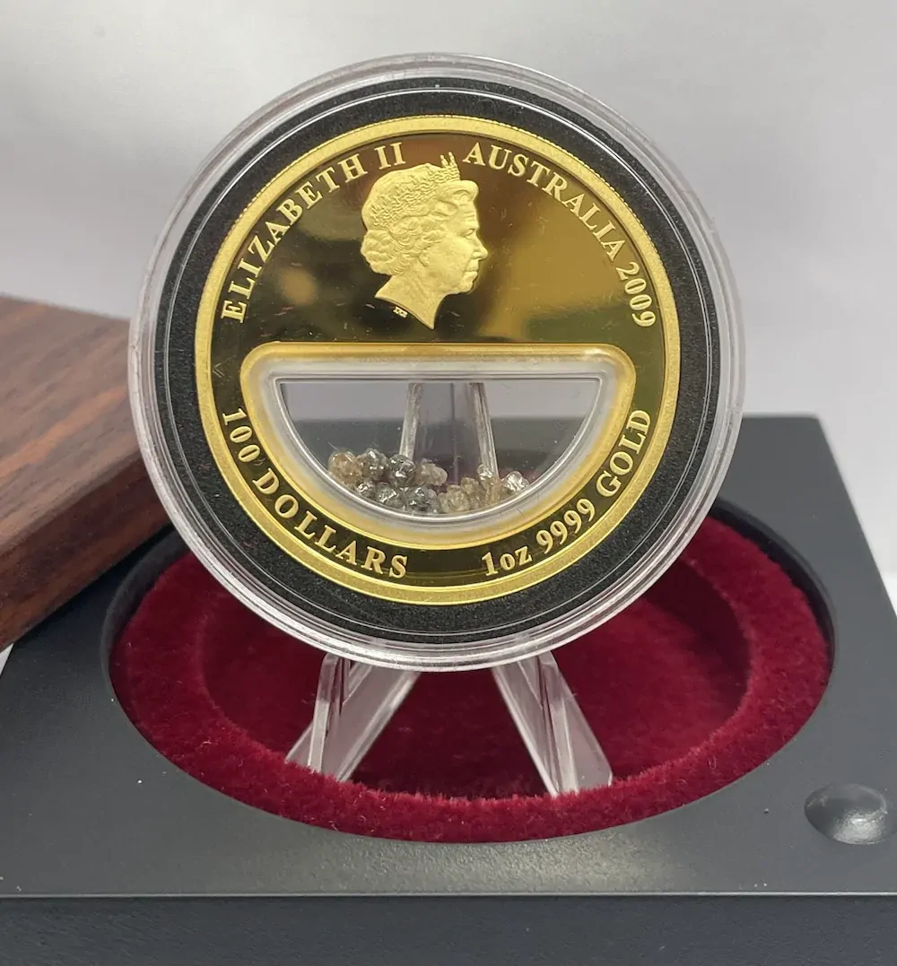 2009 Gold 1 Ounce Proof Coin Treasures of Australia Diamonds product image