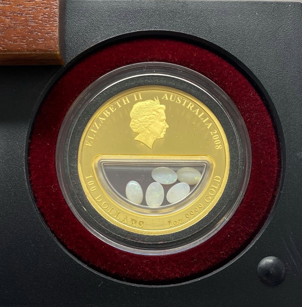 2008 Gold 1 Ounce Proof Coin Treasures of Australia Opals product image