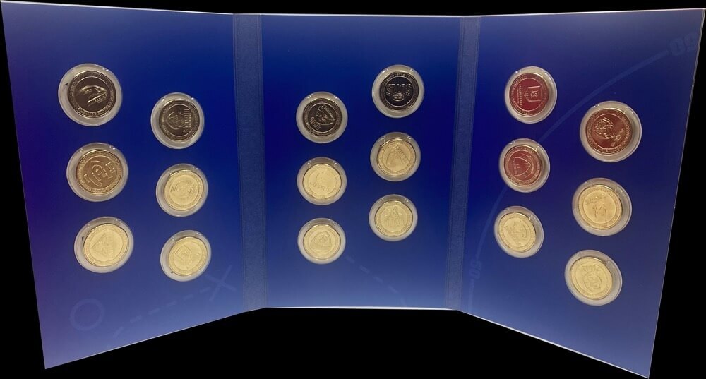 2023 1 Dollar 20 Coin Set in Folder Australian Football League AFL product image