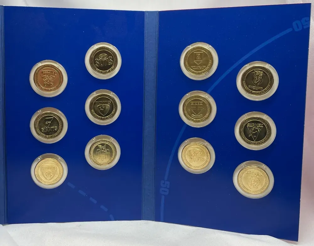 2023 1 Dollar 20 Coin Set in Folder Australian Football League AFL product image