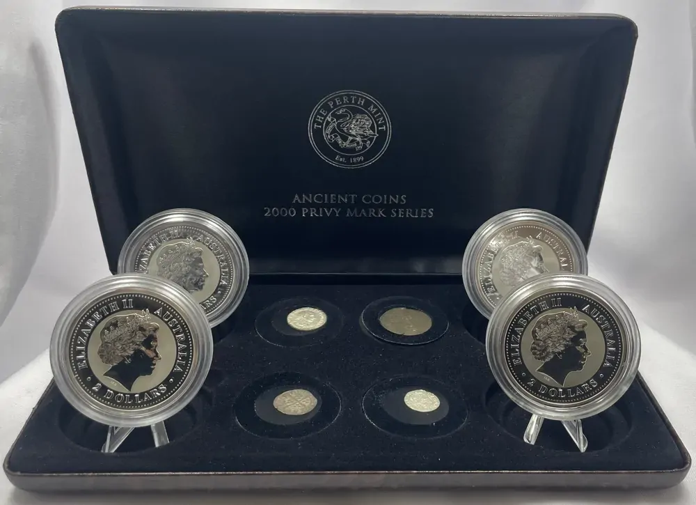 2000 Silver 2 Ounce 4 Coin Set Ancient Coins Privy Mark Series  product image