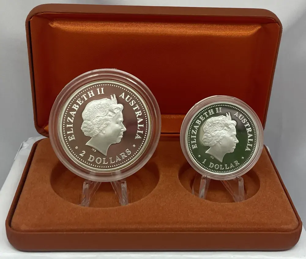 2005 Silver Two Coin Proof Set Kookaburras product image