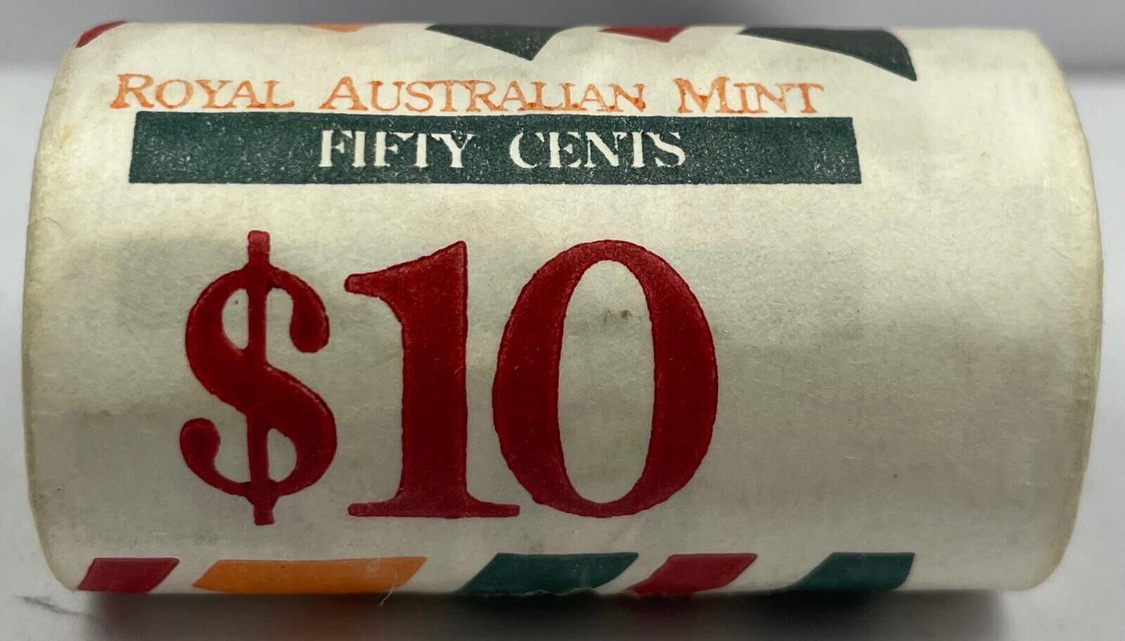 1988 50 Cent Mint Roll Bicentennial (Heads / Heads) product image