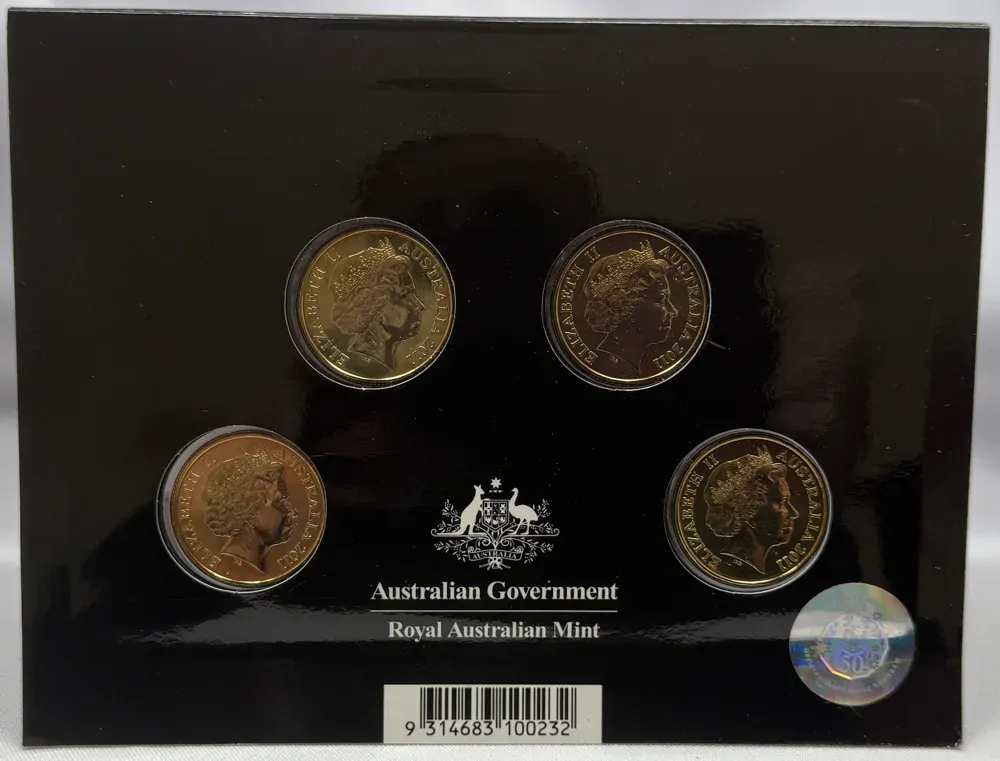 2011 4 Coin Privy Mark Set Ram's Head product image