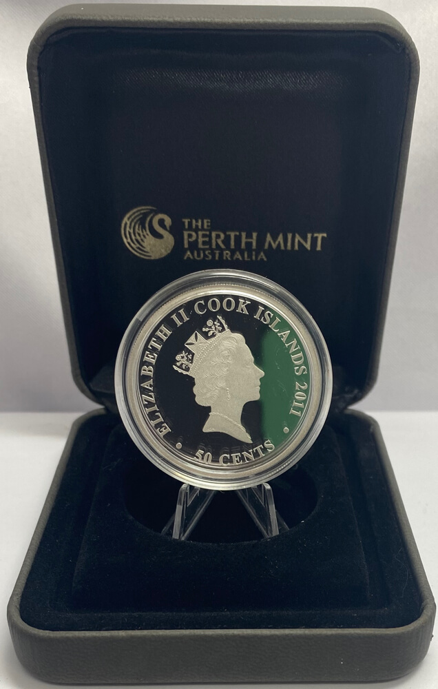Cook Islands 2011 Silver 50 Cent Proof Coin Forever Love product image