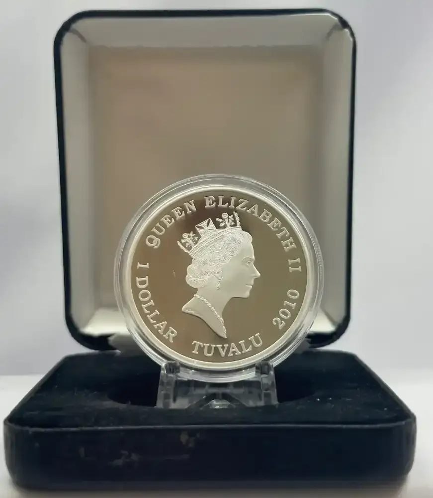 2010 Silver One Ounce Proof Coin Horse Racing product image