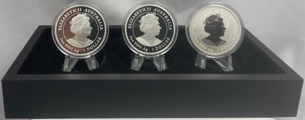 2023 Silver Lunar Series III 3 Coin Set Year of the Rabbit product image