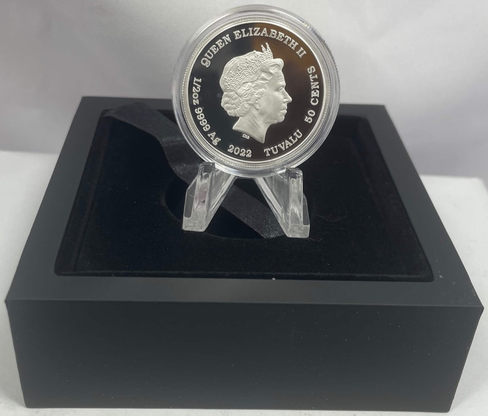 Tuvalu 2022 1/2oz Silver Proof Coloured Coin - Elf on The Shelf product image