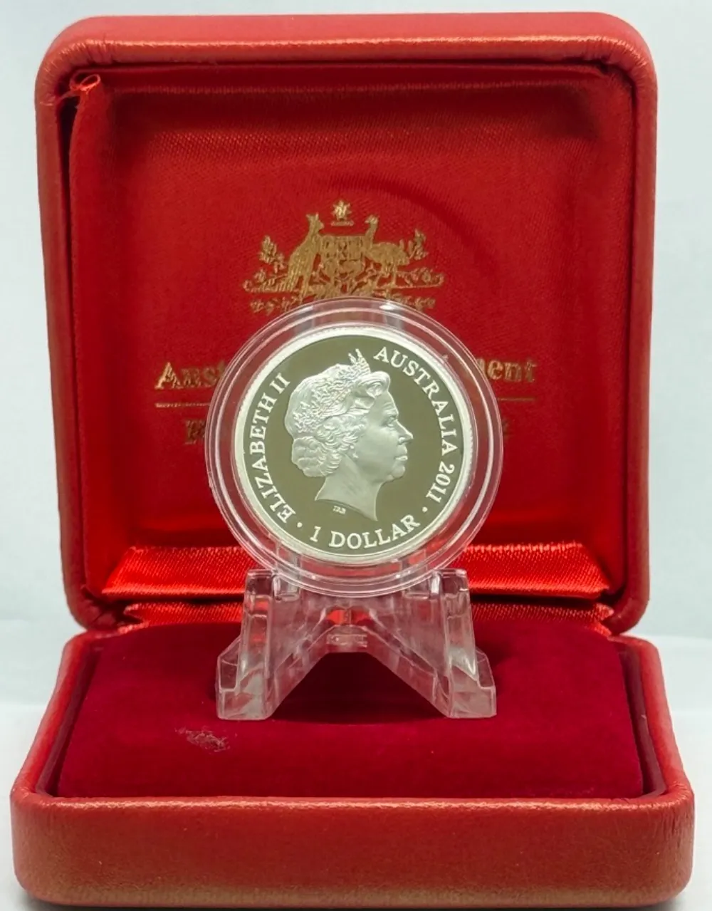 2011 1 Dollar Silver Proof Lunar Year of the Rabbit product image