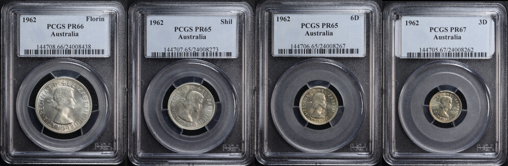 1962 Melbourne Proof Coin Set PCGS PR65 ~ PR67 product image