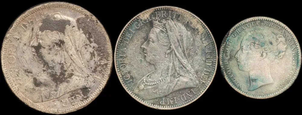 Treasure Coins from the Wreck of the Elingamite - 3 Coin Set product image