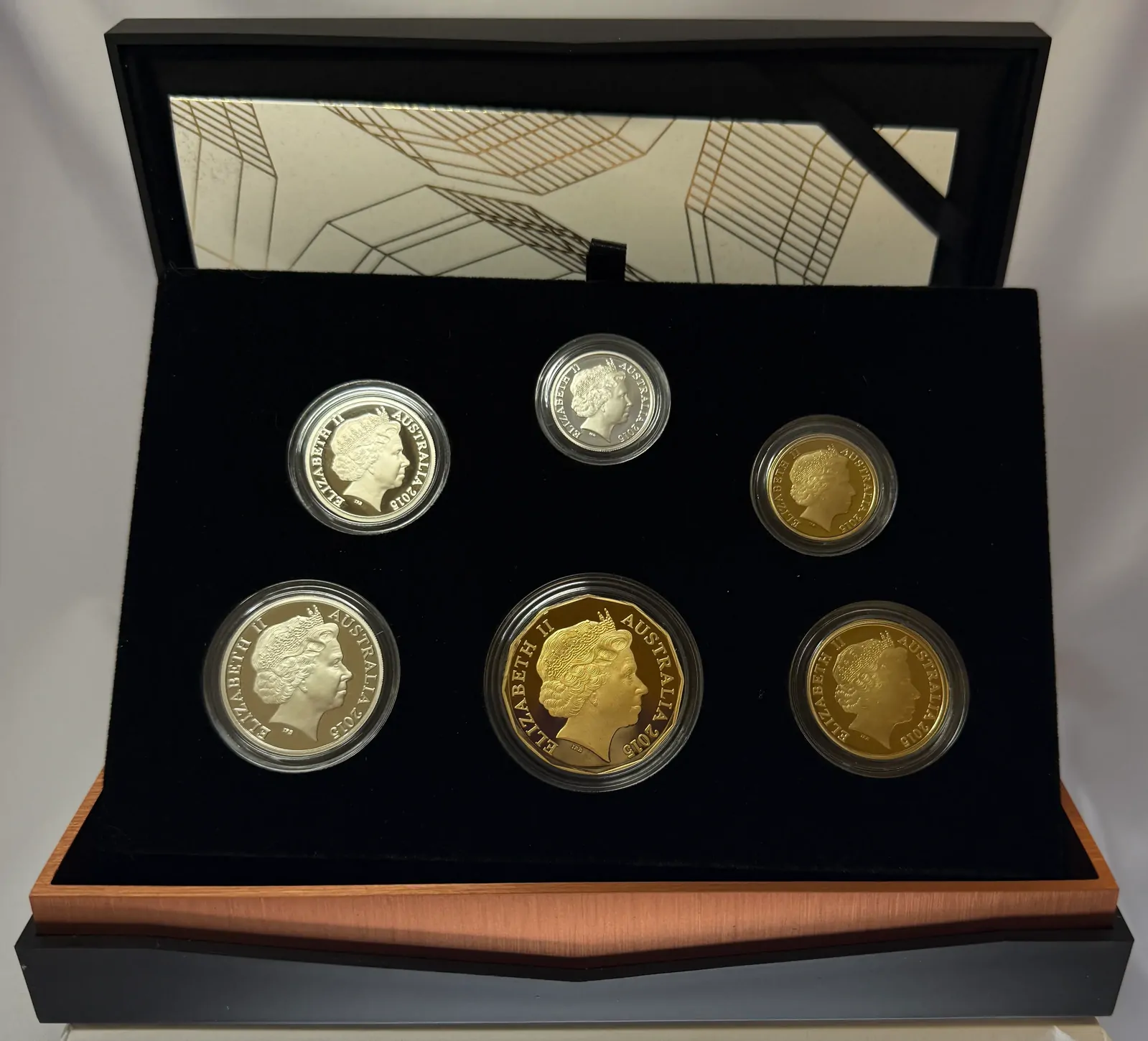 Australia 2015 Proof Coin Set 50th Anniversary of the Royal Australian Mint product image