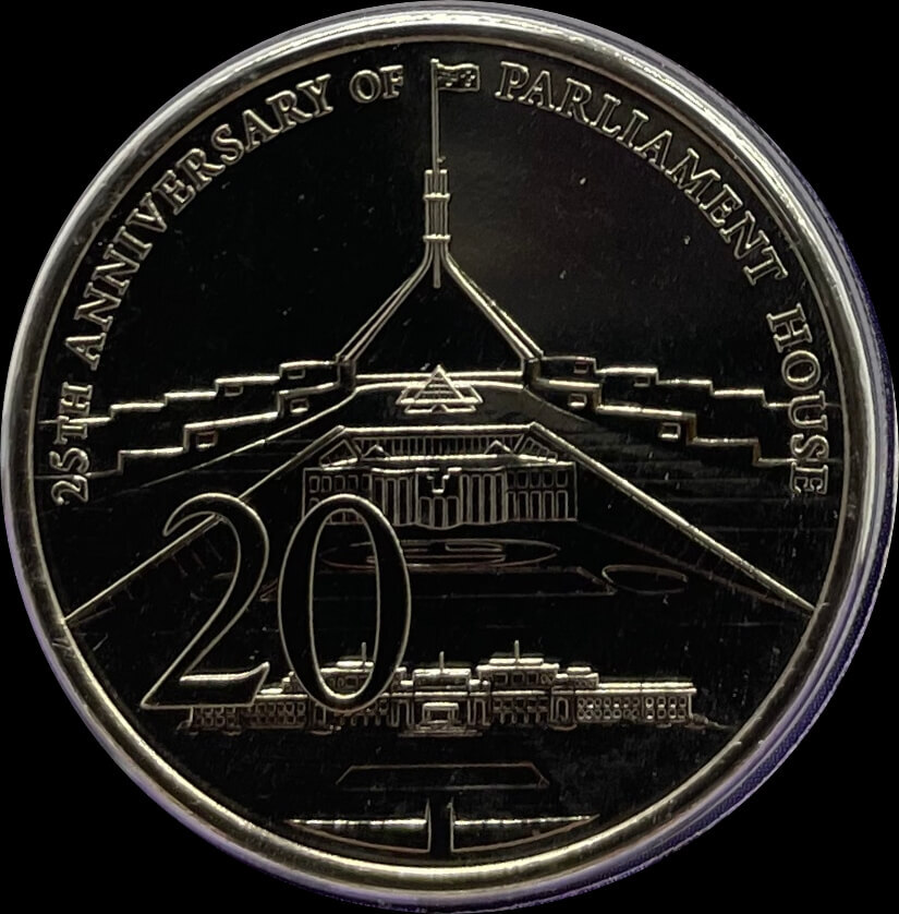 2013 20 Cent PNC 25th Anniversary of Parliament House product image